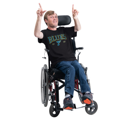 St. Louis Blues G-III Sports by Carl Banks Black Adaptive Classic Team Graphic T-Shirt