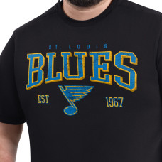 St. Louis Blues G-III Sports by Carl Banks Black Adaptive Classic Team Graphic T-Shirt