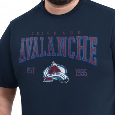 Футболка Colorado Avalanche G-III Sports by Carl Banks Navy Adaptive Classic Team Graphic