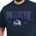 Футболка Colorado Avalanche G-III Sports by Carl Banks Navy Adaptive Classic Team Graphic