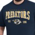 Nashville Predators G-III Sports by Carl Banks Navy Adaptive Classic Team Graphic T-Shirt