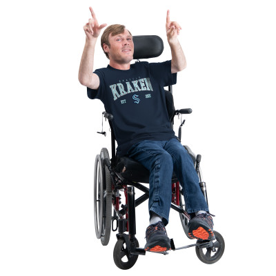 Seattle Kraken G-III Sports by Carl Banks Navy Adaptive Classic Team Graphic T-Shirt