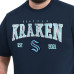 Seattle Kraken G-III Sports by Carl Banks Navy Adaptive Classic Team Graphic T-Shirt