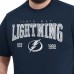 Футболка Tampa Bay Lightning G-III Sports by Carl Banks Navy Adaptive Classic Team Graphic