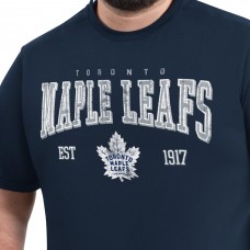Toronto Maple Leafs G-III Sports by Carl Banks Navy Adaptive Classic Team Graphic T-Shirt