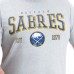 Buffalo Sabres G-III Sports by Carl Banks Gray Adaptive Classic Team Graphic T-Shirt
