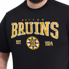 Футболка Boston Bruins G-III Sports by Carl Banks Black Adaptive Classic Team Graphic