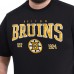 Футболка Boston Bruins G-III Sports by Carl Banks Black Adaptive Classic Team Graphic