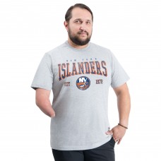 New York Islanders G-III Sports by Carl Banks Gray Adaptive Classic Team Graphic T-Shirt New York Islanders G-III Sports by Carl Banks Gray Adaptive Classic Team Graphic T-Shirt