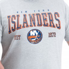 New York Islanders G-III Sports by Carl Banks Gray Adaptive Classic Team Graphic T-Shirt New York Islanders G-III Sports by Carl Banks Gray Adaptive Classic Team Graphic T-Shirt