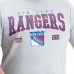 New York Rangers G-III Sports by Carl Banks Gray Adaptive Classic Team Graphic T-Shirt