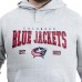 Columbus Blue Jackets G-III Sports by Carl Banks Gray Adaptive Classic Team Spirit Fleece Hoodie
