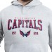 Толстовка Washington Capitals G-III Sports by Carl Banks Gray Adaptive Classic Team Spirit Fleece