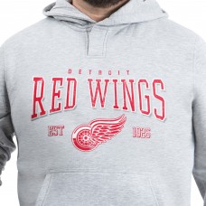 Detroit Red Wings G-III Sports by Carl Banks Gray Adaptive Classic Team Spirit Fleece Hoodie