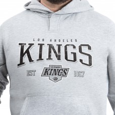 Los Angeles Kings G-III Sports by Carl Banks Gray Adaptive Classic Team Spirit Fleece Hoodie