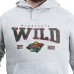 Minnesota Wild G-III Sports by Carl Banks Gray Adaptive Classic Team Spirit Fleece Hoodie