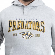 Nashville Predators G-III Sports by Carl Banks Gray Adaptive Classic Team Spirit Fleece Hoodie