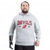 Толстовка New Jersey Devils G-III Sports by Carl Banks Gray Adaptive Classic Team Spirit Fleece