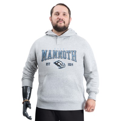 Utah Mammoth G-III Sports by Carl Banks Gray Adaptive Classic Team Spirit Fleece Hoodie