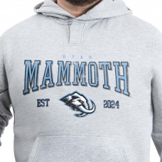 Utah Mammoth G-III Sports by Carl Banks Gray Adaptive Classic Team Spirit Fleece Hoodie