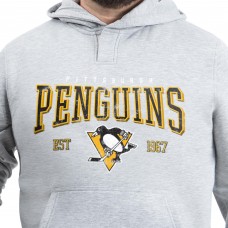 Толстовка Pittsburgh Penguins G-III Sports by Carl Banks Gray Adaptive Classic Team Spirit Fleece