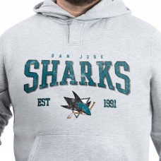 San Jose Sharks G-III Sports by Carl Banks Gray Adaptive Classic Team Spirit Fleece Hoodie San Jose Sharks G-III Sports by Carl Banks Gray Adaptive Classic Team Spirit Fleece Hoodie