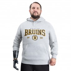 Толстовка Boston Bruins G-III Sports by Carl Banks Gray Adaptive Classic Team Spirit Fleece
