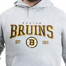 Толстовка Boston Bruins G-III Sports by Carl Banks Gray Adaptive Classic Team Spirit Fleece