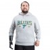 St. Louis Blues G-III Sports by Carl Banks Gray Adaptive Classic Team Spirit Fleece Hoodie