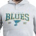 St. Louis Blues G-III Sports by Carl Banks Gray Adaptive Classic Team Spirit Fleece Hoodie