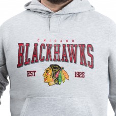 Толстовка Chicago Blackhawks G-III Sports by Carl Banks Gray Adaptive Classic Team Spirit Fleece Толстовка Chicago Blackhawks G-III Sports by Carl Banks Gray Adaptive Classic Team Spirit Fleece