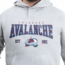 Толстовка Colorado Avalanche G-III Sports by Carl Banks Gray Adaptive Classic Team Spirit Fleece