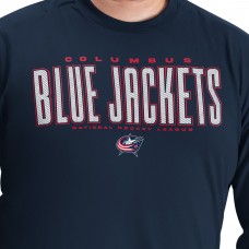Columbus Blue Jackets G-III Sports by Carl Banks Navy Adaptive Mesh Effect Long Sleeve T-Shirt Columbus Blue Jackets G-III Sports by Carl Banks Navy Adaptive Mesh Effect Long Sleeve T-Shirt