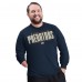 Nashville Predators G-III Sports by Carl Banks Navy Adaptive Mesh Effect Long Sleeve T-Shirt