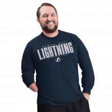 Футболка Tampa Bay Lightning G-III Sports by Carl Banks Blue Adaptive Mesh Effect Long Sleeve Футболка Tampa Bay Lightning G-III Sports by Carl Banks Blue Adaptive Mesh Effect Long Sleeve