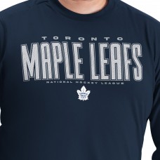 Toronto Maple Leafs G-III Sports by Carl Banks Blue Adaptive Mesh Effect Long Sleeve T-Shirt