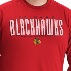 Футболка с длинным рукавом Chicago Blackhawks G-III Sports by Carl Banks Red Adaptive Mesh Effect Футболка с длинным рукавом Chicago Blackhawks G-III Sports by Carl Banks Red Adaptive Mesh Effect