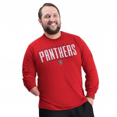 Florida Panthers G-III Sports by Carl Banks Red Adaptive Mesh Effect Long Sleeve T-Shirt