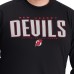 Футболка с длинным рукавом New Jersey Devils G-III Sports by Carl Banks Black Adaptive Mesh Effect