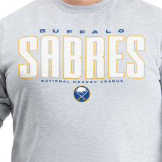 Футболка с длинным рукавом Buffalo Sabres G-III Sports by Carl Banks Gray Adaptive Mesh Effect