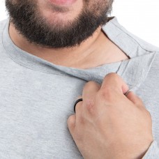 Edmonton Oilers G-III Sports by Carl Banks Gray Adaptive Mesh Effect Long Sleeve T-Shirt