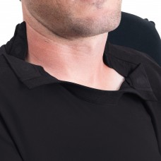 Carolina Hurricanes G-III Sports by Carl Banks Black Adaptive Mesh Effect Long Sleeve T-Shirt