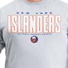 New York Islanders G-III Sports by Carl Banks Gray Adaptive Mesh Effect Long Sleeve T-Shirt New York Islanders G-III Sports by Carl Banks Gray Adaptive Mesh Effect Long Sleeve T-Shirt