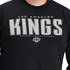 Los Angeles Kings G-III Sports by Carl Banks Black Adaptive Mesh Effect Long Sleeve T-Shirt Los Angeles Kings G-III Sports by Carl Banks Black Adaptive Mesh Effect Long Sleeve T-Shirt