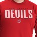 Футболка с длинным рукавом New Jersey Devils G-III Sports by Carl Banks Red Adaptive Mesh Effect
