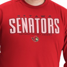 Ottawa Senators G-III Sports by Carl Banks Red Adaptive Mesh Effect Long Sleeve T-Shirt Ottawa Senators G-III Sports by Carl Banks Red Adaptive Mesh Effect Long Sleeve T-Shirt
