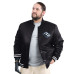 Рубашка Utah Mammoth G-III Sports by Carl Banks Black Adaptive Bold Logo Satin Varsity Jacket