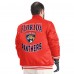 Florida Panthers G-III Sports by Carl Banks Red Adaptive Bold Logo Satin Full-Snap Varsity Jacket