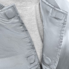 New York Rangers G-III Sports by Carl Banks Gray Adaptive Bold Logo Satin Full-Snap Varsity Jacket New York Rangers G-III Sports by Carl Banks Gray Adaptive Bold Logo Satin Full-Snap Varsity Jacket