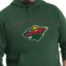 Minnesota Wild G-III Sports by Carl Banks Green Adaptive Classic Team Arc Fleece Hoodie